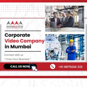 Factory photo from a corporate video company on set in Mumbai